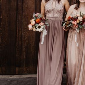 Womens formal Mauve/taupe dress